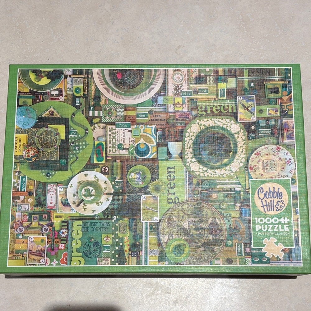 Cobb Hill by New Balance Green Collage Puzzle